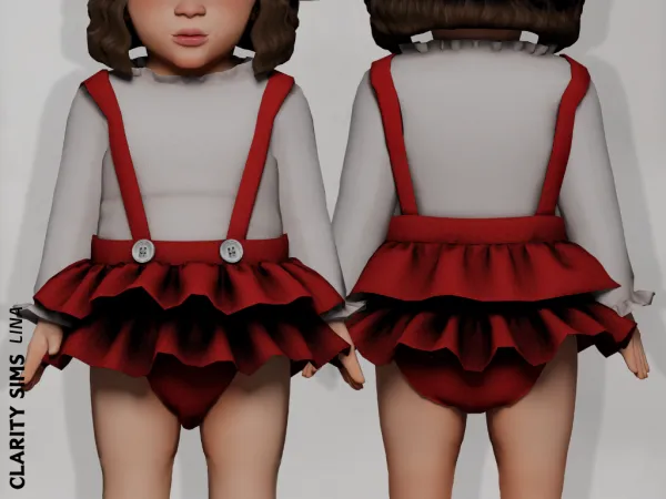 Mix Lina Outfit Infant - The Sims 4 Custom Content