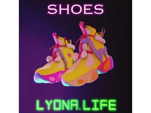 Mix Fuzzy Rush Shoes - The Sims 4 Custom Content