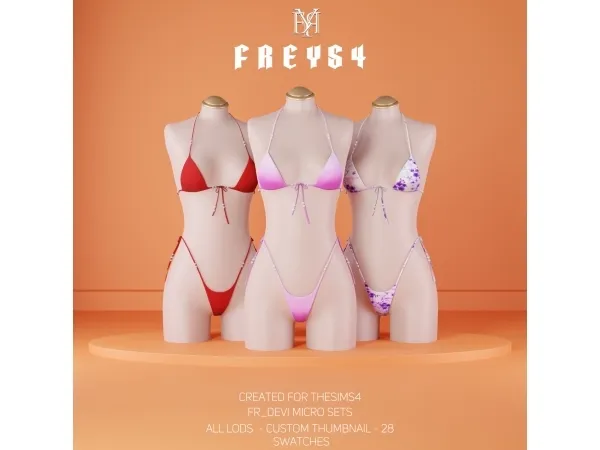 Alpha FR_Devi Micro Sets - The Sims 4 Custom Content