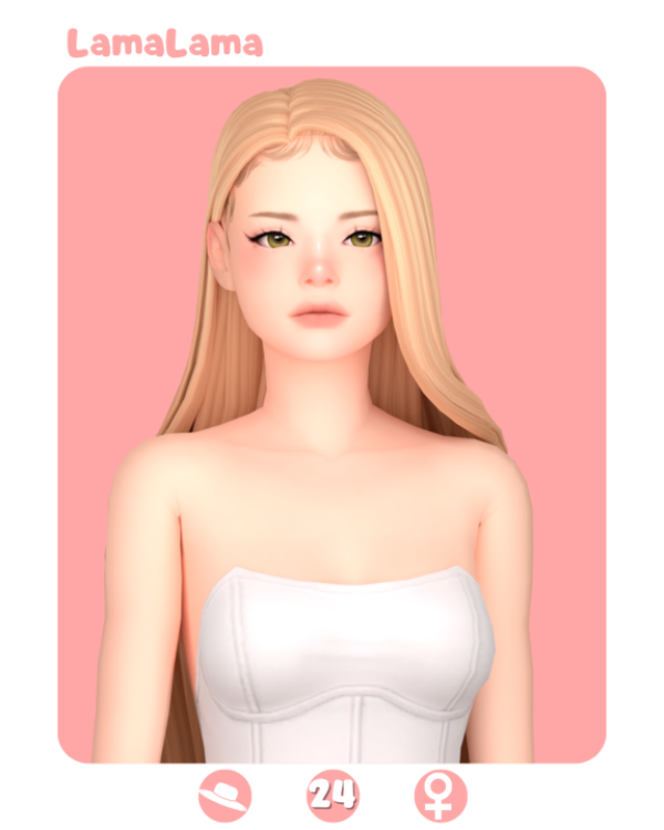 Maxis Match LamaLama_Hair Avice by lama_lama - The Sims 4 Custom Content