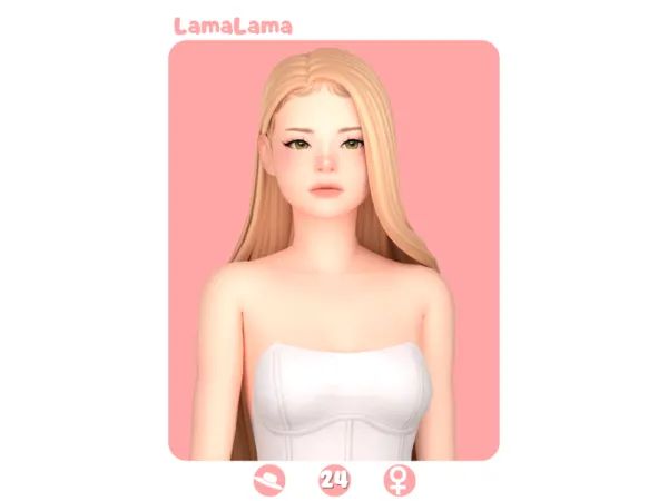 Maxis Match LamaLama_Hair Avice - The Sims 4 Custom Content