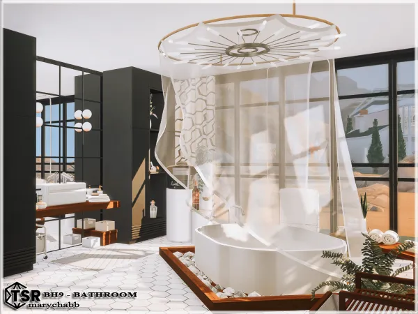 Mix BH9 Bathroom - The Sims 4 Custom Content