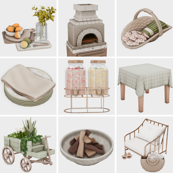 Maxis Match summer afternoon sims 4 finds by simsfinds - The Sims 4 Custom Content