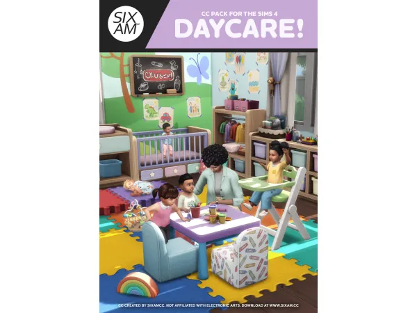 Maxis Match Daycare by sixamcc - The Sims 4 Custom Content