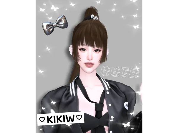Alpha KIKIWu3010HAIR 20250225u3011 - The Sims 4 Custom Content