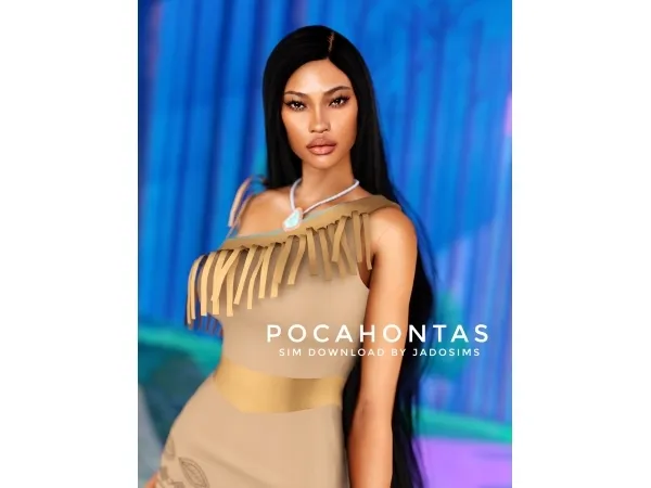 Alpha Pocahontas u2661 (Sim Download) - The Sims 4 Custom Content