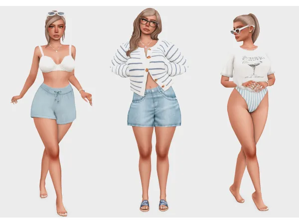 Maxis Match brindleton bay for the day sims 4 lookbook by boujeesimss - The Sims 4 Custom Content