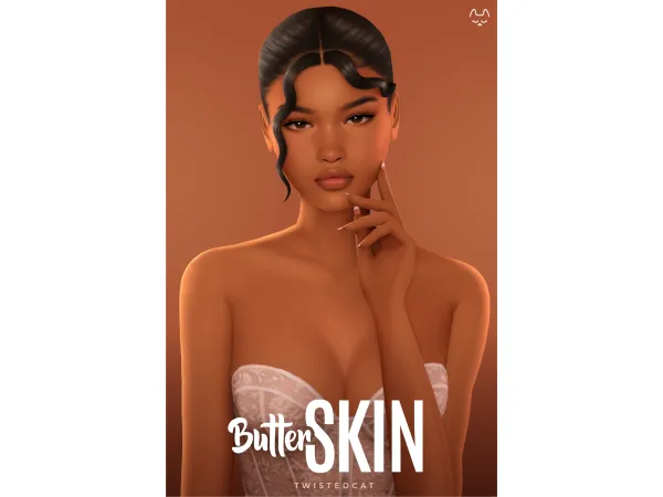 Maxis Match BUTTER SKIN by TwistedCat - The Sims 4 Custom Content