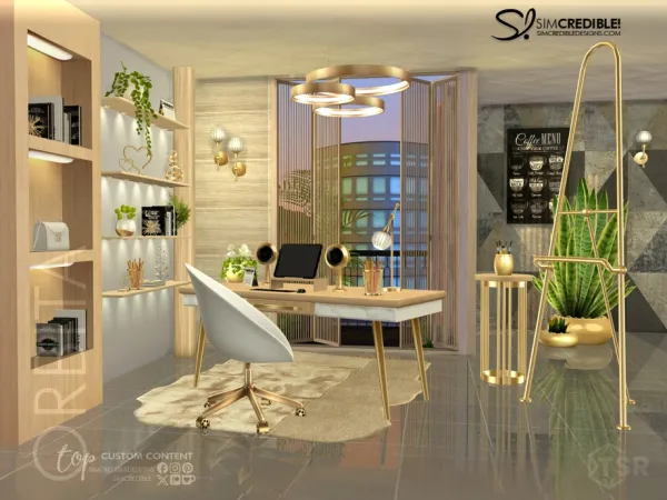 Alpha Orbita Study by SIMcredible - The Sims 4 Custom Content