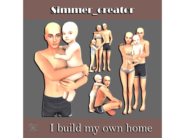 Mix I build my own home by Meow_creator - The Sims 4 Custom Content