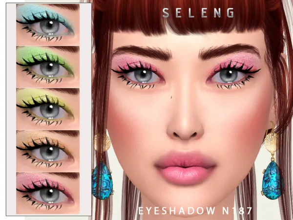 Mix Eyeshadow N187 by Seleng - The Sims 4 Custom Content