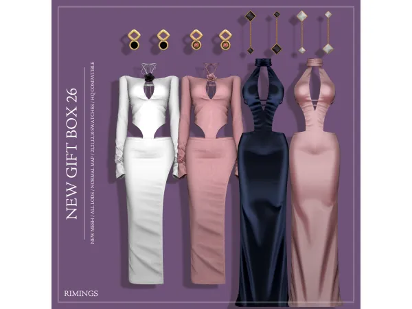 Alpha [RIMINGS] NEW GIFT BOX 26 - The Sims 4 Custom Content