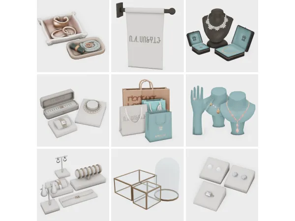 Maxis Match jewelry shop must haves sims 4 finds by boujeesimss - The Sims 4 Custom Content