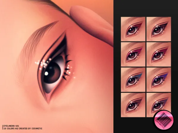 Glitter Eyeliner 401 by cosimetic