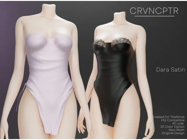 Maxis Match Dara Satin - The Sims 4 Custom Content