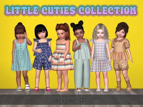 Alpha Little cuties collection - The Sims 4 Custom Content