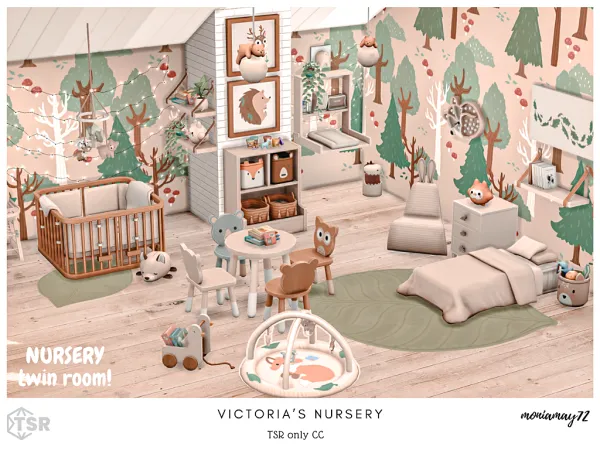 Mix Victoria's Nursery - The Sims 4 Custom Content