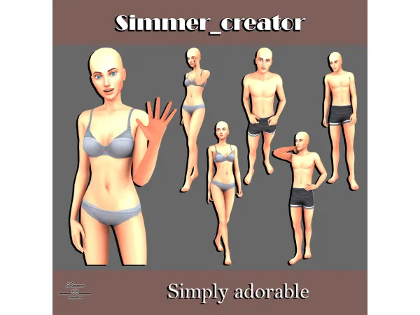 Mix Simply adorable by Meow_creator - The Sims 4 Custom Content