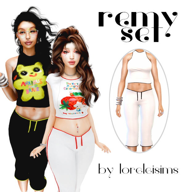 Maxis Match REMY SET by simsfinds - The Sims 4 Custom Content