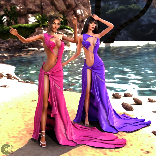 Alpha Cut Out Gown with floor length train cool_content_star by cool_content_star - The Sims 4 custom content