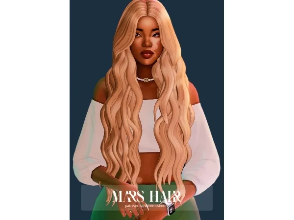 Maxis Match Mars Hair - The Sims 4 Custom Content
