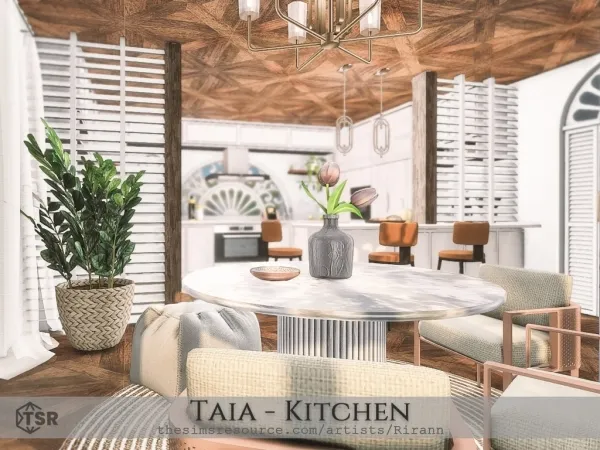 Alpha Taia Kitchen - The Sims 4 Custom Content