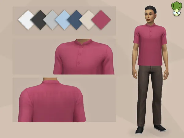 Maxis Match Koko Shirt 2 by kapakijo - The Sims 4 Custom Content