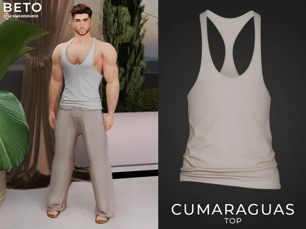 Alpha Cumaraguas (Top) by Beto_ae0 - The Sims 4 Custom Content