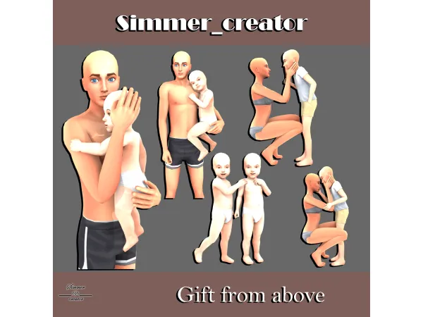 Mix Gift from above by Meow_creator - The Sims 4 Custom Content