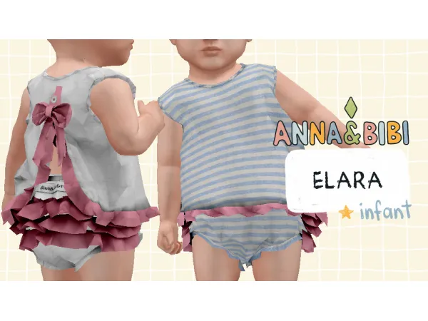 Maxis Match Elara INFANT [AnnaBibi] - The Sims 4 Custom Content