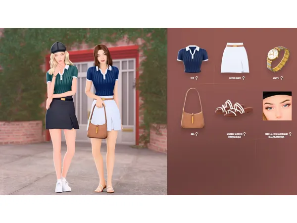 Maxis Match GRACE SET ModCo Studios - The Sims 4 Custom Content