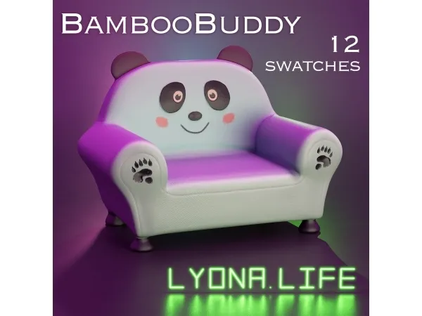 Mix Armchair BambooBuddy - The Sims 4 Custom Content