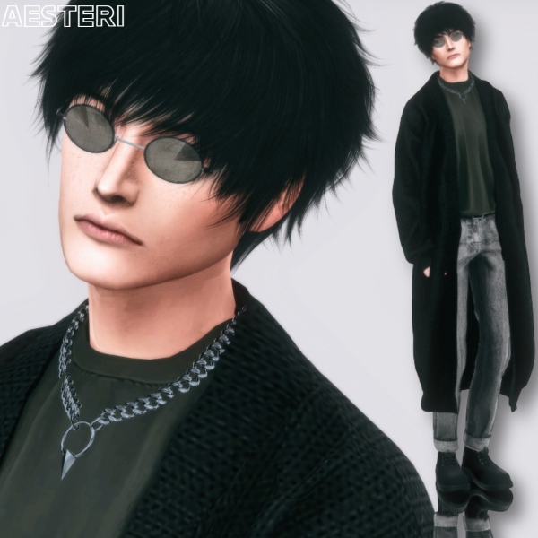 Alpha Norman Robins by aesteri - The Sims 4 Custom Content