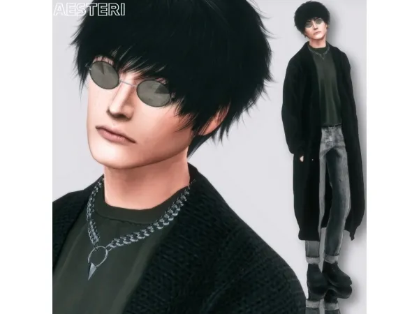 Alpha Norman Robins by Aesteri - The Sims 4 Custom Content