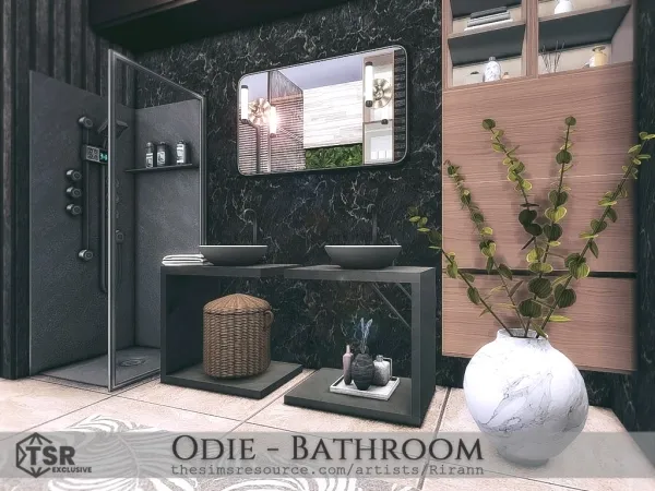 Alpha Odie Bathroom - The Sims 4 Custom Content