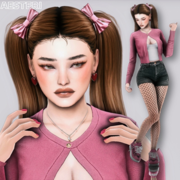Alpha Annies Lowrens by aesteri - The Sims 4 Custom Content