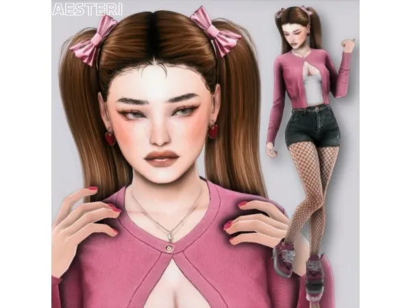 Alpha Annies Lowrens by Aesteri - The Sims 4 Custom Content