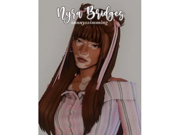 Maxis Match Nyra Bridges by sunnyssimming - The Sims 4 Custom Content
