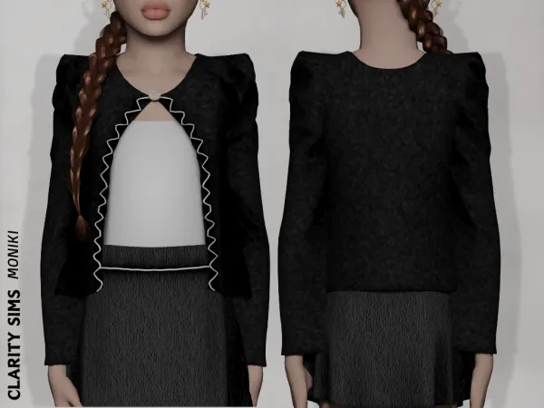 Mix Moniki Shirt Child - The Sims 4 Custom Content
