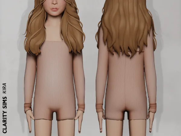 Mix Kira Outfit Child - The Sims 4 Custom Content