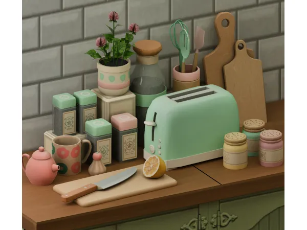 Maxis Match Homestyle Haven Set by SnootySims - The Sims 4 Custom Content