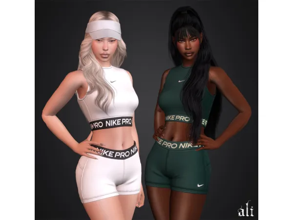Alpha NIKE set MAY2025 by ali - The Sims 4 Custom Content