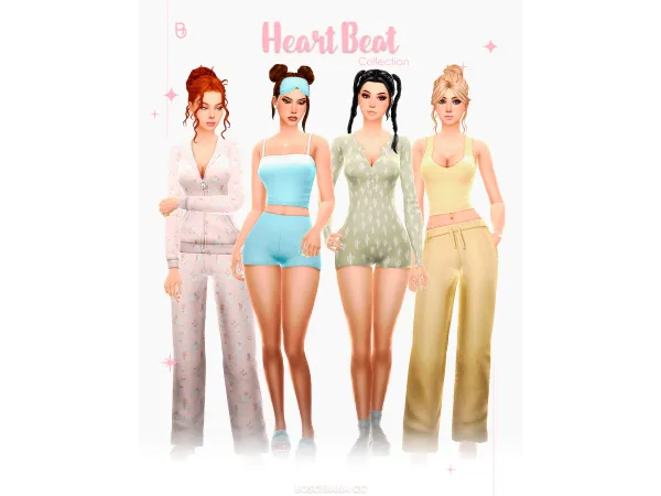 Maxis Match HEART BEAT by boschianacc - The Sims 4 Custom Content