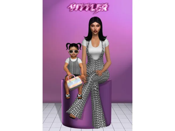 Alpha Sims 4 Mother Daughter Collection by Vittleruniverse - The Sims 4 Custom Content
