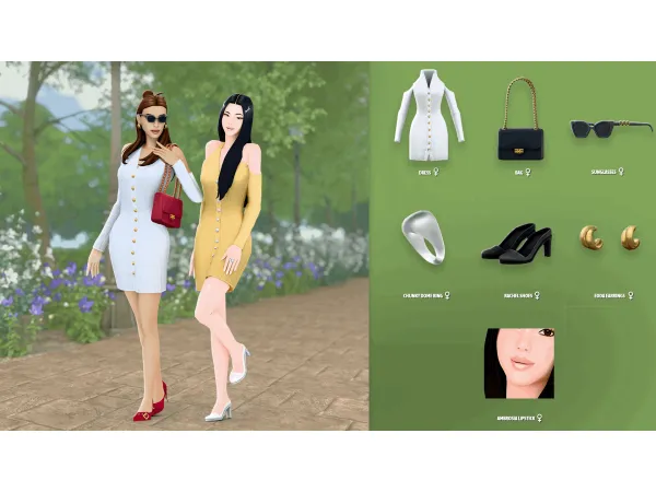 Maxis Match BETHANY SET ModCo Studios - The Sims 4 Custom Content