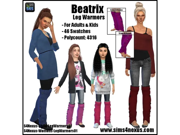 Mix Beatrix (Adult Child) by Sims4nexus - The Sims 4 Custom Content