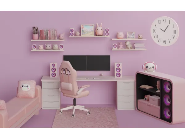 Maxis Match Cute Gamer Set by SnootySims - The Sims 4 Custom Content