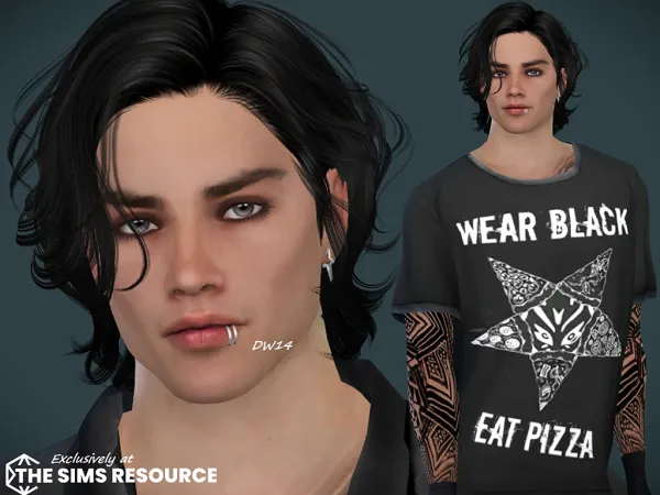 Mix Angus Friedman - The Sims 4 Custom Content