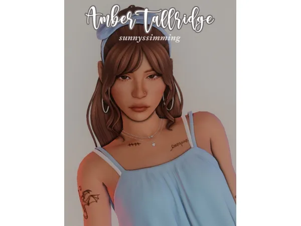 Maxis Match Amber Tallridge by sunnyssimming - The Sims 4 Custom Content