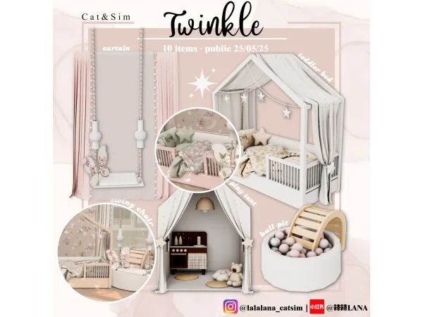 Maxis Match Twinkle Set (for Toddlers) by lalalana - The Sims 4 Custom Content